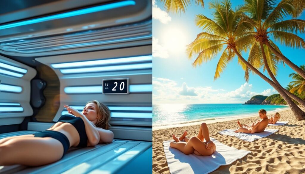 découvrez à quoi correspondent 20 minutes d'uv en cabine par rapport à une exposition au soleil naturel. informez-vous sur les différences d'intensité et les précautions à prendre pour votre peau.